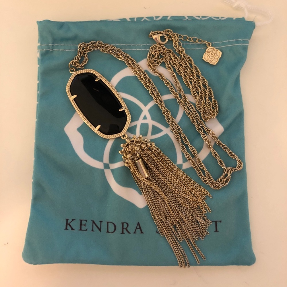 Kendra Scott Black long necklace